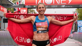 Sara Hall’s Incredible 2020 London Marathon Performance Highlights!