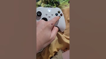 pressing the a button on a xbox controller