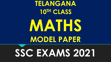 10th class Maths model paper 2021 || TELANGANA || KALYAN ACADEMY || #modelpaper