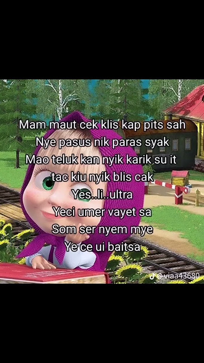 Lirik lagu MASYA AND THE BEAR  yang lagi viral !!! #masha #mashaandthebear