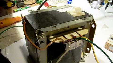 how to test (power) transformers with a dummy load