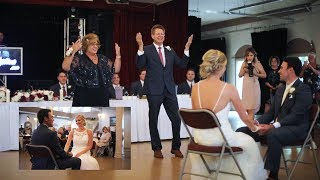 Parents' Surprise Message will Make You Cry |  Big Rapids MI Wedding Toast