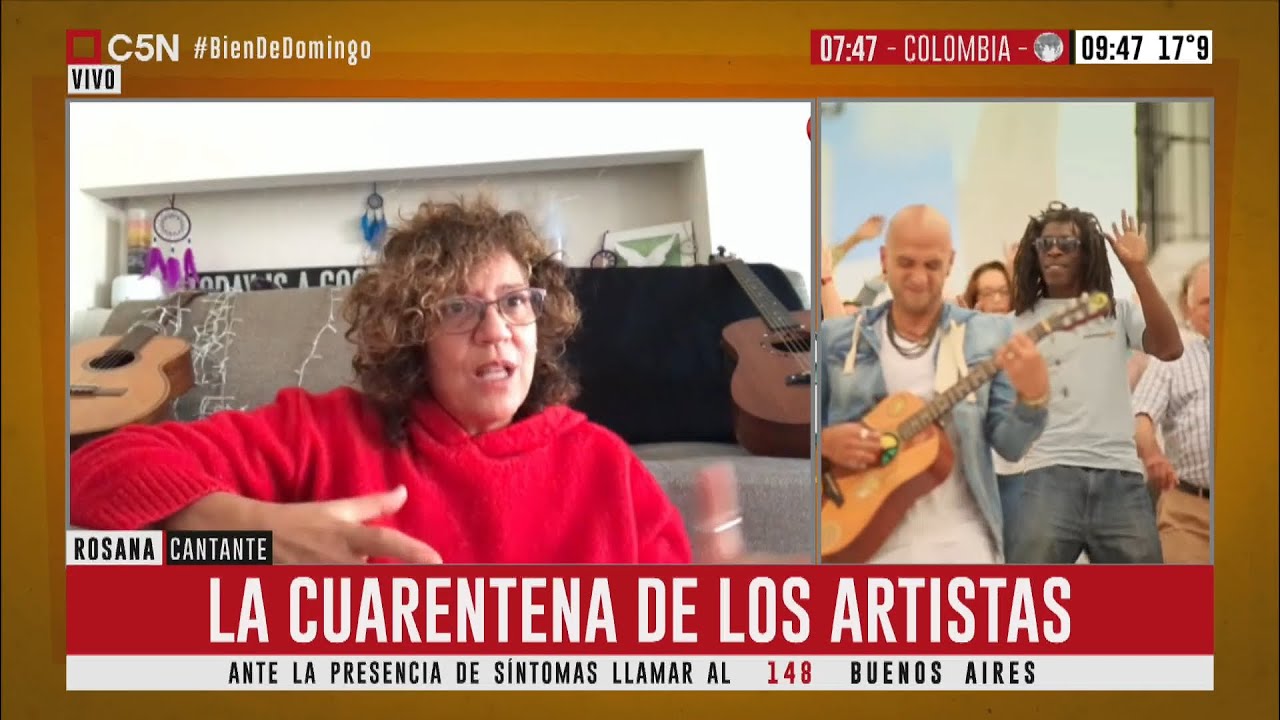 La cuarentena de los artistas: entrevista a Rosana (cantante)