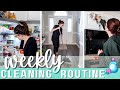 Weekly Cleaning Schedule | Realistic Productivity Hacks | Clean with Me | Working Mom Cleaning