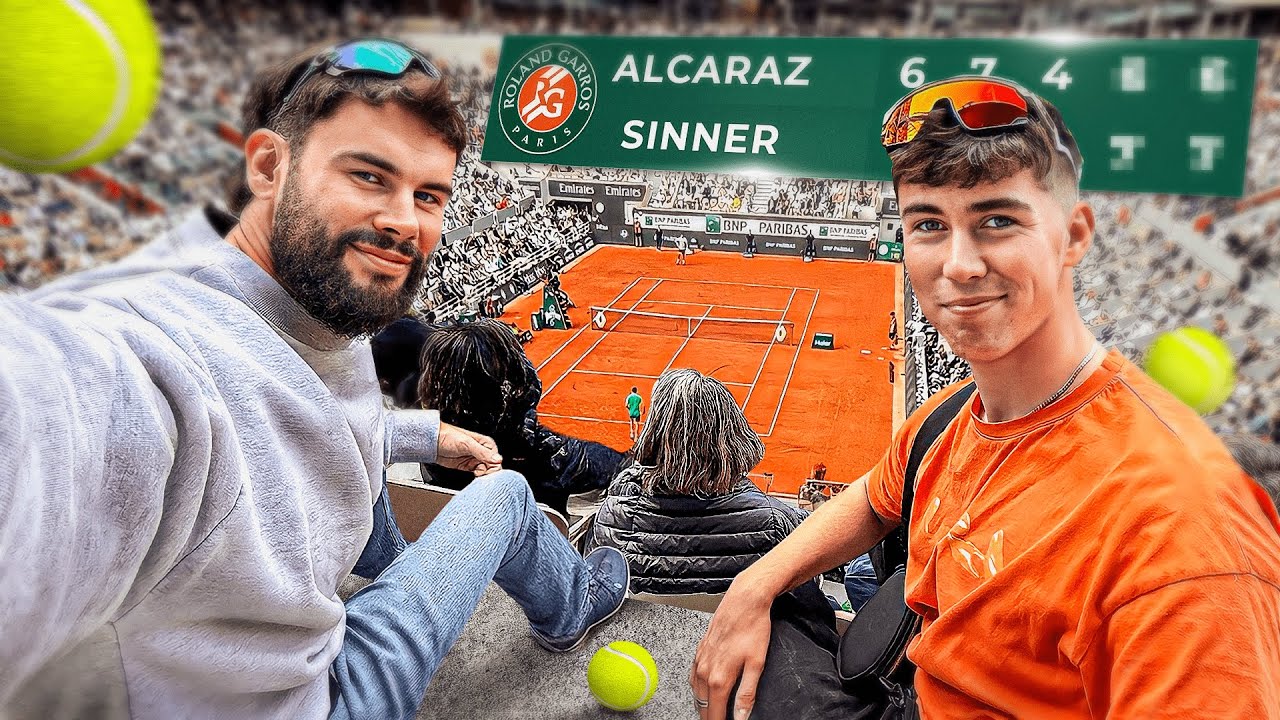 JE VAIS VOIR LA FINALE DE ROLAND GARROS 2025 ! (je filme tout)