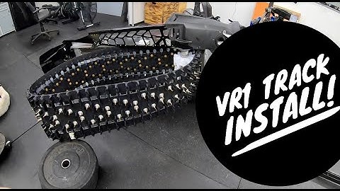 POLARIS MATRYX VR1 TRACK INSTALL! ITS NOT AS HARD AS YOU THINK!