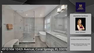 4910 NW 104th Avenue, Coral Springs, FL 33076