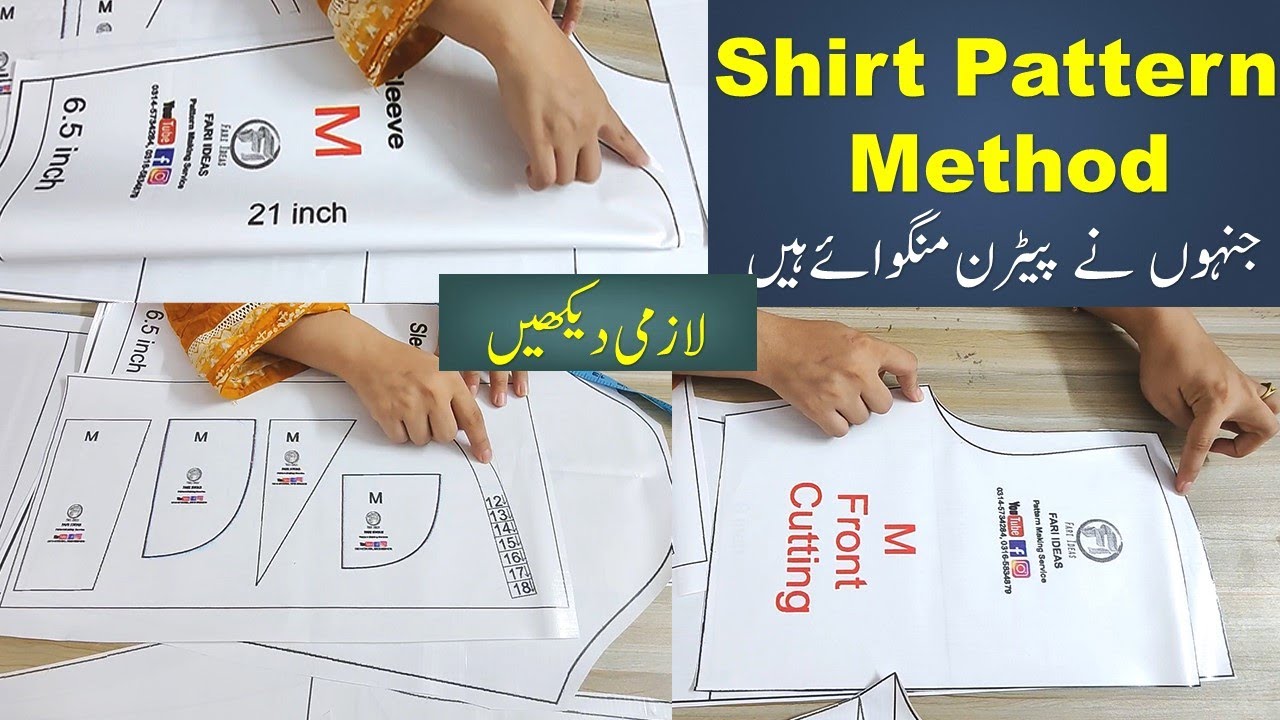 Shirt cutting method pattern follow the instructions || Fari ideas ...