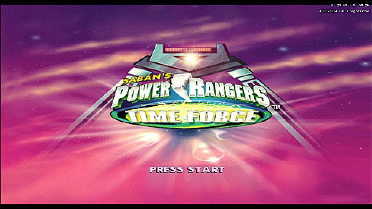 saban's power rangers time force! (INÍCIO) - DuckStation- 4K60fps - YouTube