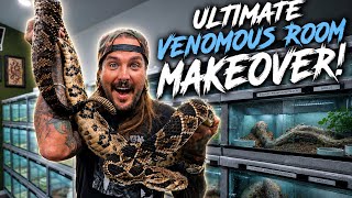 I Spent 7 DAYS Rebuilding My VENOMOUS SNAKE ROOM! 🐍 
