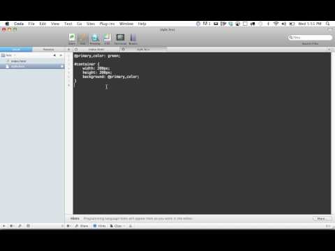 A Quick Overview of the Awesome LESS.js