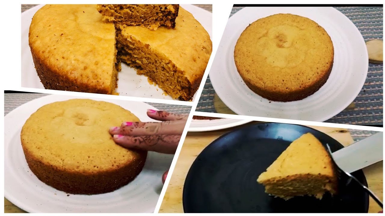 Vanilla Sponge Cake with condensed milk Eggless cake Delightful