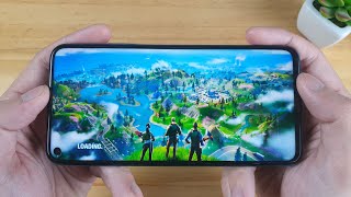 Huawei nova 5T test game Fortnite Mobile