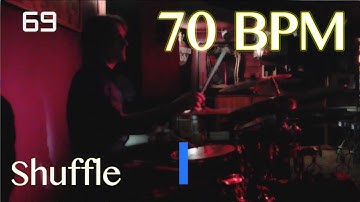 70 BPM Shuffle Beat - Drum Track