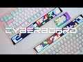 CYBERBOARD R3 Budapest Pink & Aquatic Green Build, Typing Sounds (Marshmallow, Holy Panda)