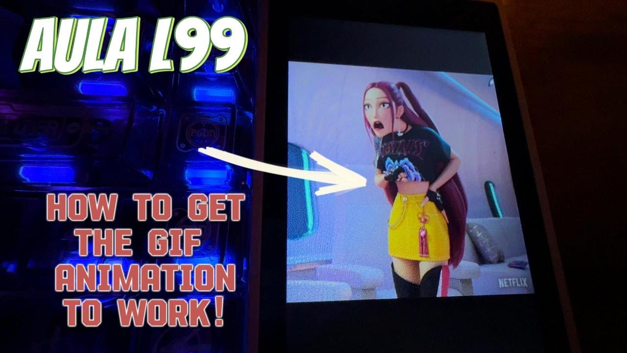 Aula L99 - How to get the animated GIF to work!