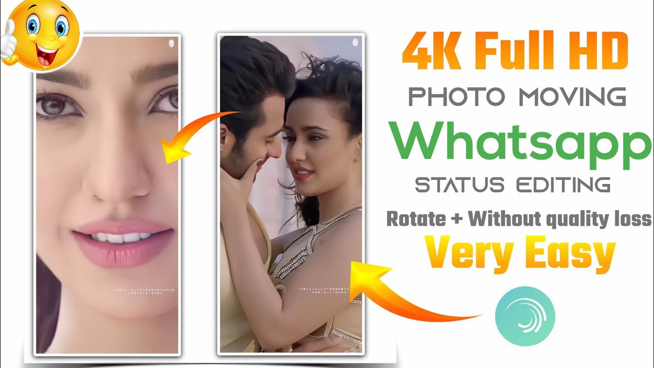 4k Full screen whatsapp status kaise banaye | How to make Moving full screen status in Alight motion