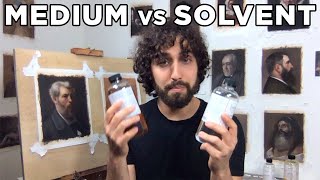 Medium VS Solvent - Art Supplies Explained