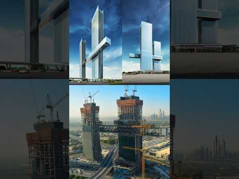 ابداع الامارات اول ناطحة سحاب افقية معلقة في العالم 