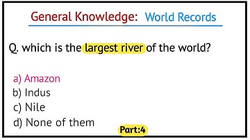 Top 50 general knowledge mcqs for all competitive examination/part 4/must watch