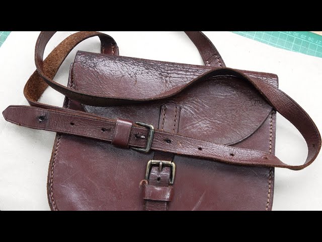 Franish: restoring a leather purse
