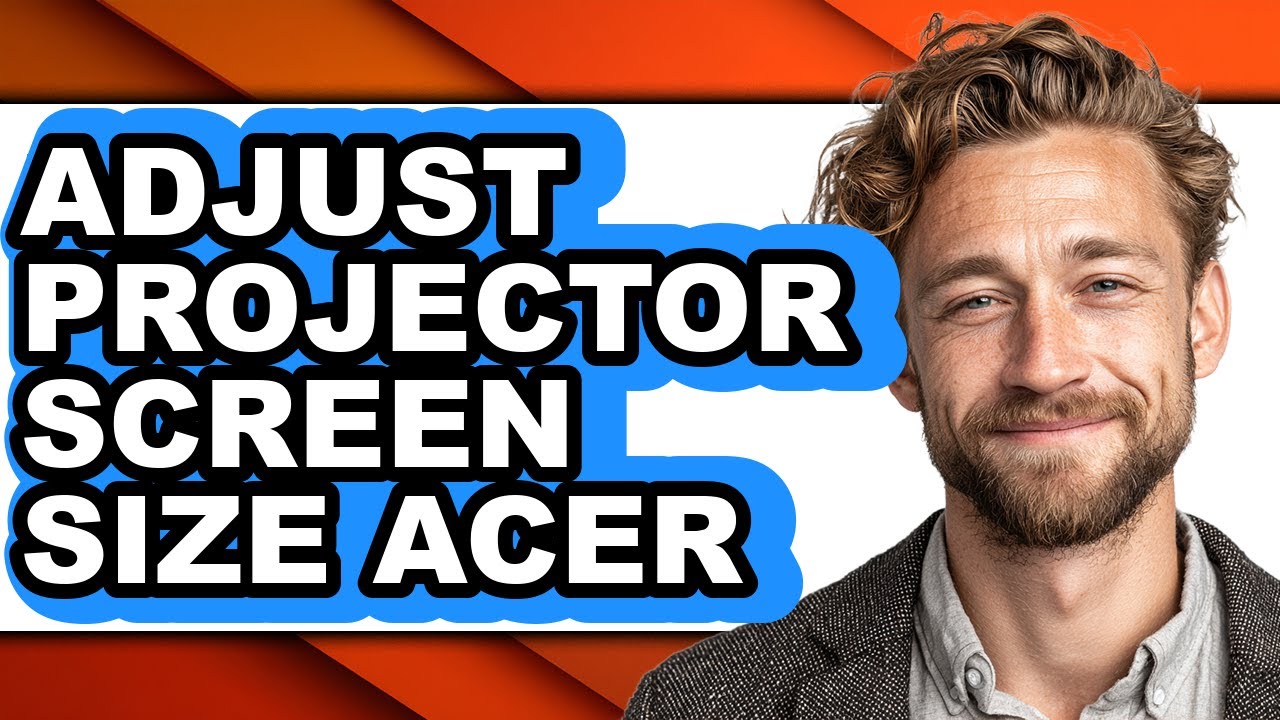 How to Adjust Projector Screen Size Acer - Step by Step - YouTube