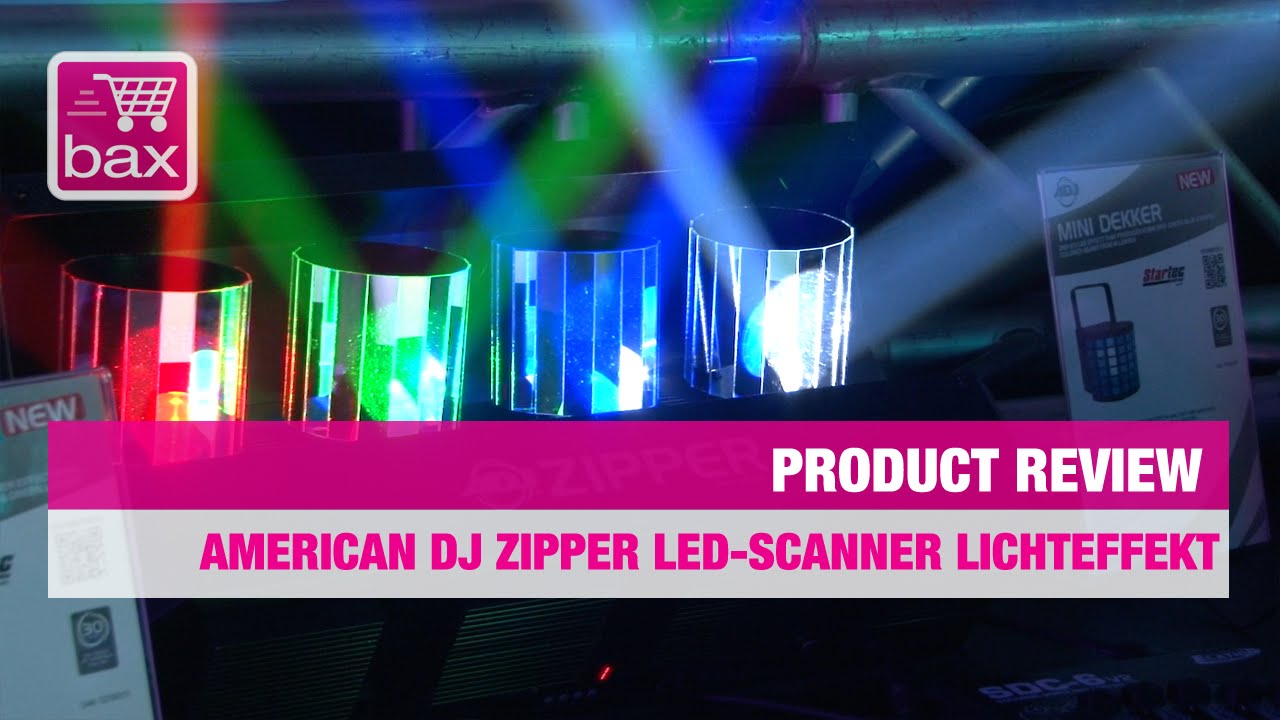 Musikmesse 2015 - American DJ Zipper LED-Scanner Lichteffekt