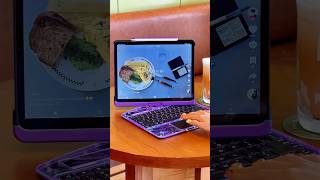Purple iPad Setup for Work and Chill
