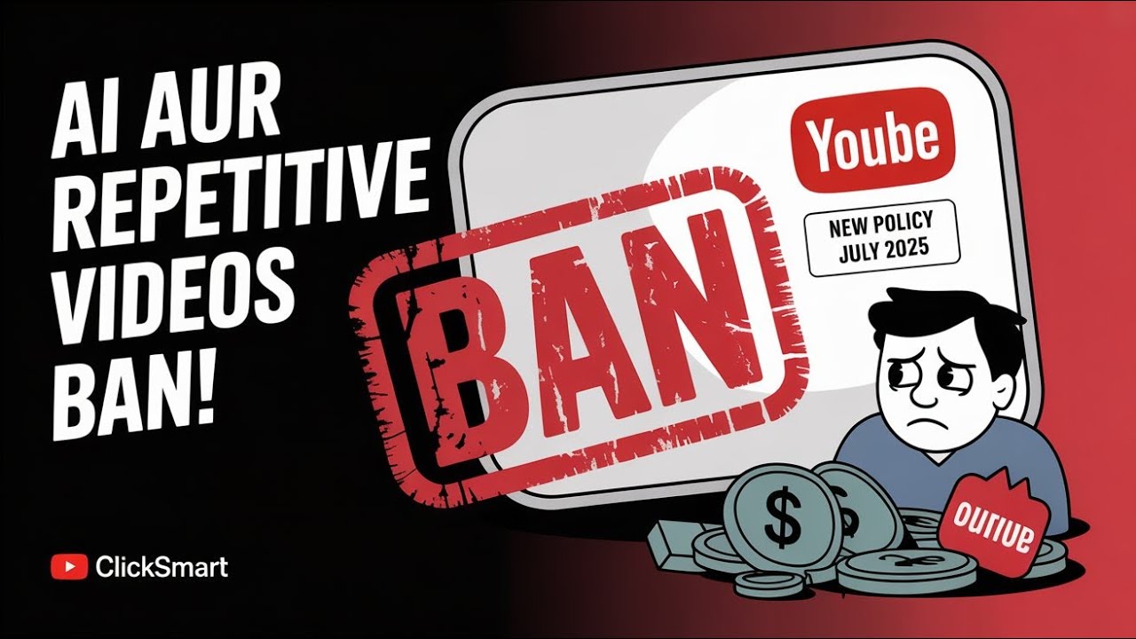 YouTube New Monetization Rules July 2025 | AI & Repetitive Content Ban Explained