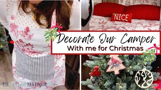 🎄DECORATE WITH ME FOR CHRISTMAS (Traditional red and white Christmas)