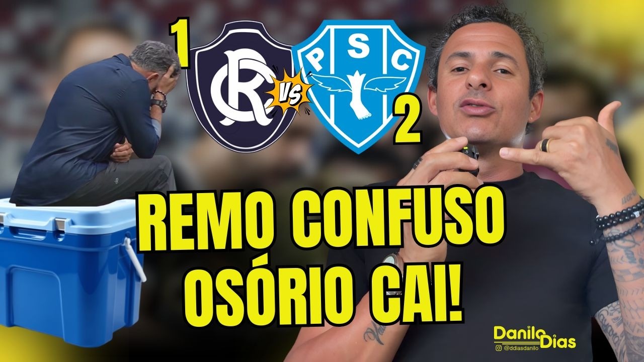 REMO DESORGANIZADO FOI DERROTADO! OSÓRIO DEMITIDO