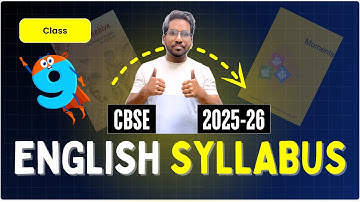 📖 CBSE Class 9 Complete English Syllabus 2025-26 | Latest Exam Pattern & Book List