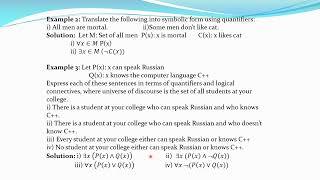 5. Predicates &amp; Quantifiers Part II