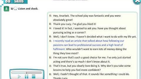 Aspect 11 module 8 p105 ex8 b listening