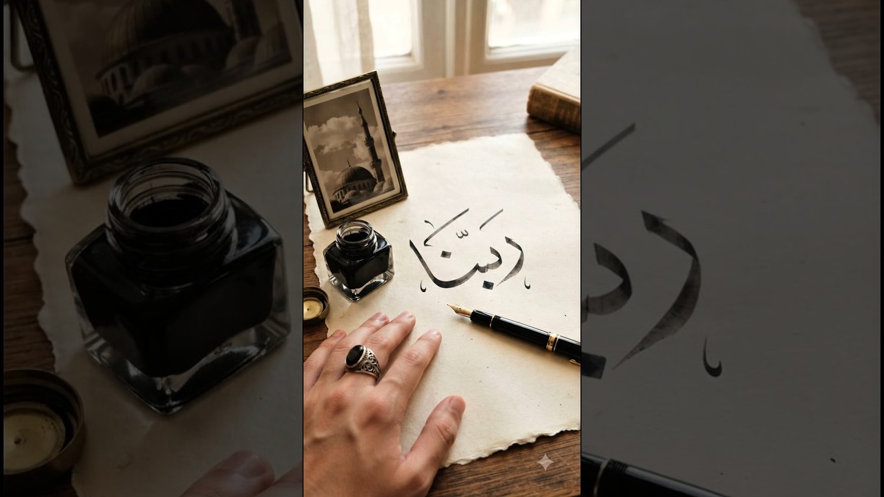 Rabbana 🤲❤️ | رَبَّنَا | Beautiful Arabic Handwriting 🖋️✨ #quran #arabic #calligraphy