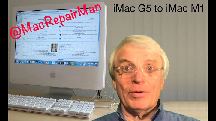 Transforme seu iMac G5 em um iMac M1 com um MacMini M1