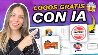 COMO CREAR LOGO GRATIS CON LA INTELIGENCIA ARTIFICIAL