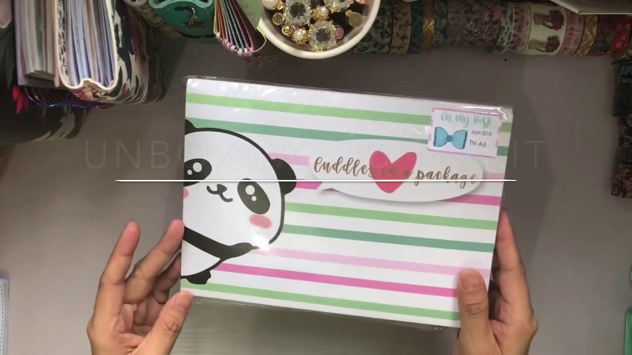 UNBOXING | Planner Decorating Kit | Happie Scrappie April A6 TN Kit