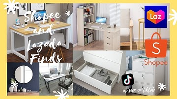 🌙️ ✨ Shopee Finds #11 (Furniture) Tables, Study Table, Desk, Cabinets