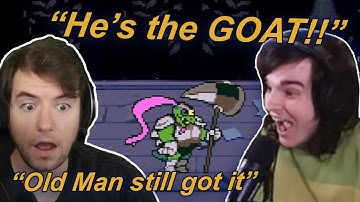 YouTubers react to Gerson CLUTCH (Deltarune Chapter 4)