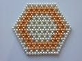 How to make beaded table mat | pearl table mat \home decoration ideas | Beads art\vineeta mishra