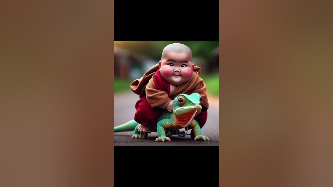 Little Monk 🤩😁 So Cute Little Monk 😄😍 #monk #littlemonk #cute