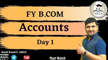 Day 1| Accounts | FY B.COM  | Regular Lecture