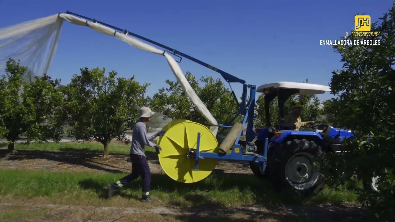 Enmalladora de árboles frutales J.Hartwich