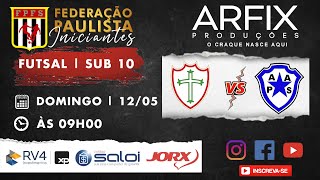 PORTUGUESA x PORTUÁRIOS - FUTSAL | SUB 10