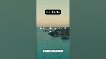 Girls are the narrators of life