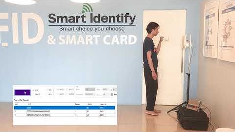 การทดสอบระยะการอ่านของ UHF Metal Tag model P7325