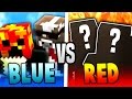 Minecraft 2V2 RED vs BLUE BINGO CHALLENGE! with PrestonPlayz & TheCampingrusher