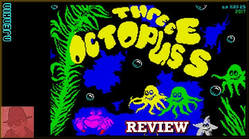 Three Octopuses : Homebrew from 2017 - on the ZX Spectrum 48K !! with Commentary