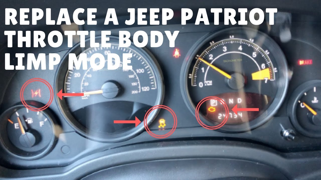 Chrysler Jeep Patriot Throttle Body Install. Limp Mode and Rough Idle -  YouTube